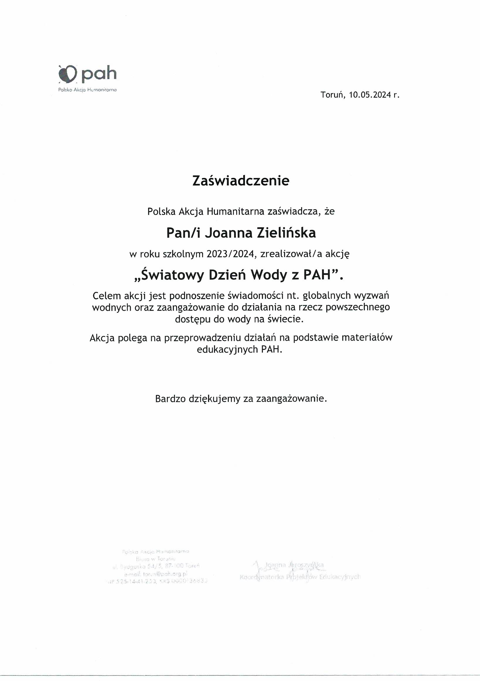 pah zielińska