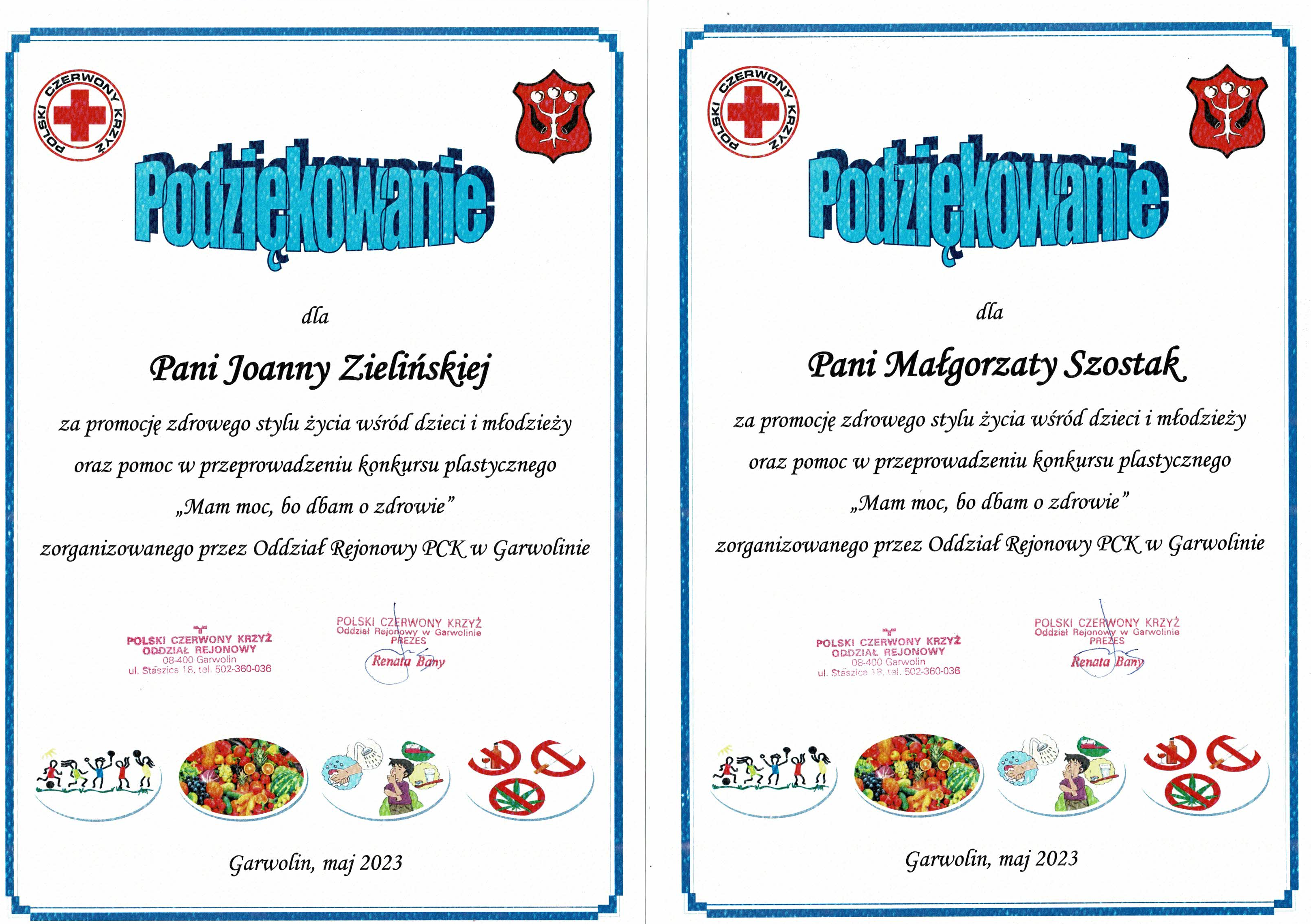 PODZIEKOWANIA