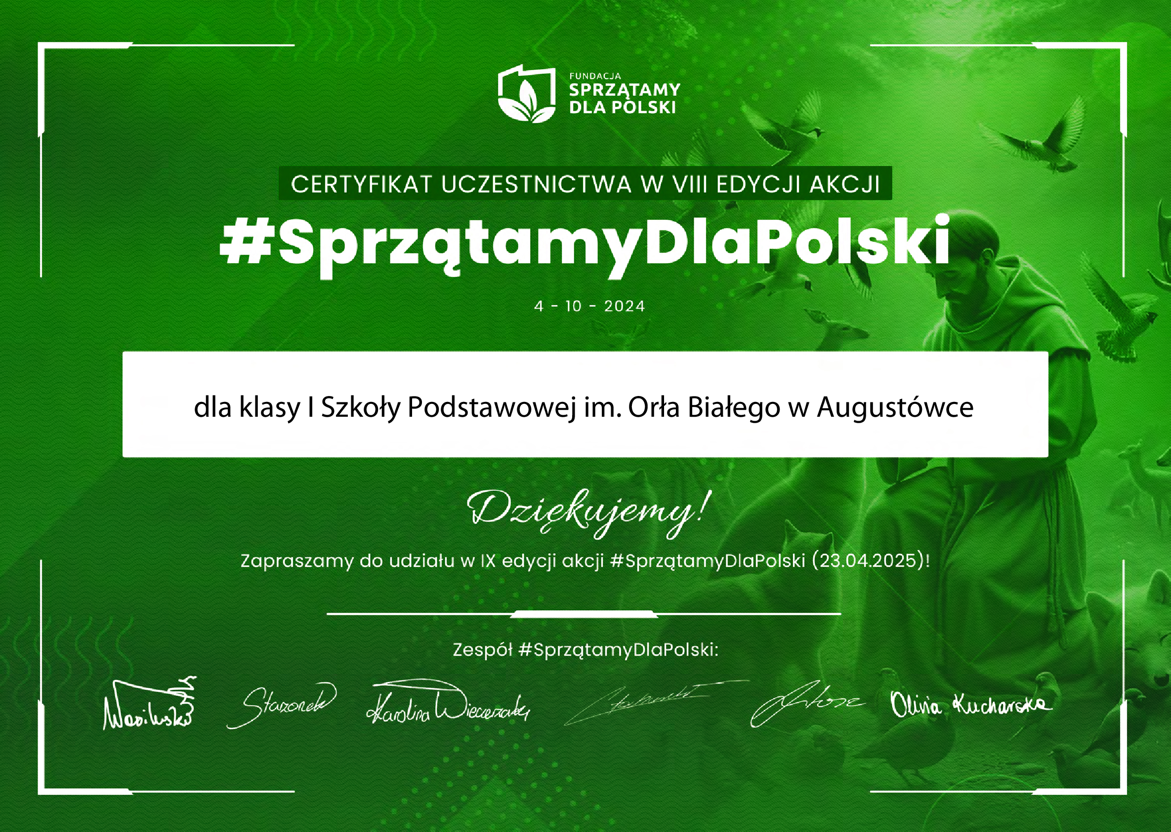 B. Certyfikat klasa I