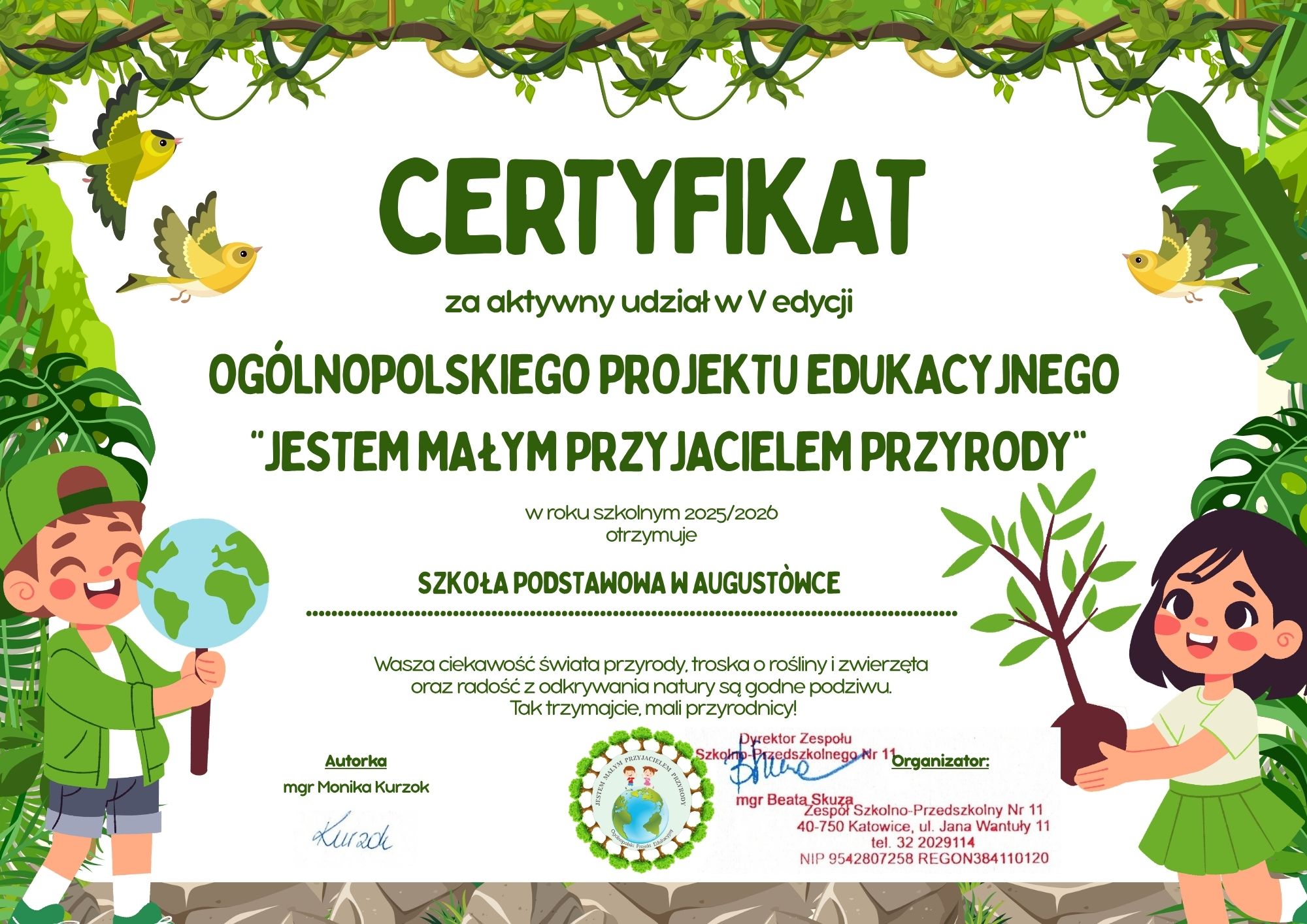 Dyplom placówka